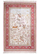 Kinesisk silke Tæppe 185x126cm - Orientalsk tæppe