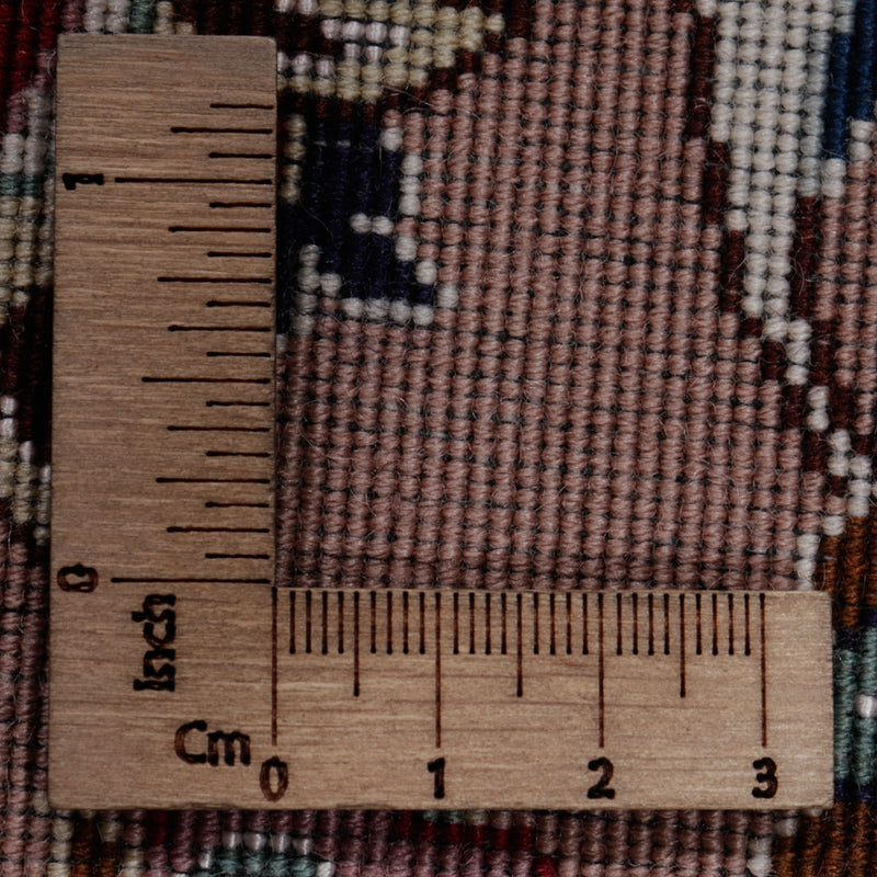 Perserteppich - Täbriz - Royal rund  - 200 x 200 cm - schwarzgrün