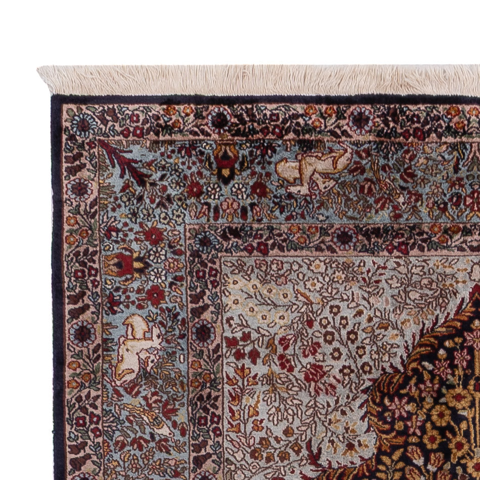 Kashmirsilke Tæppe 185x122cm - Orientalsk tæppe