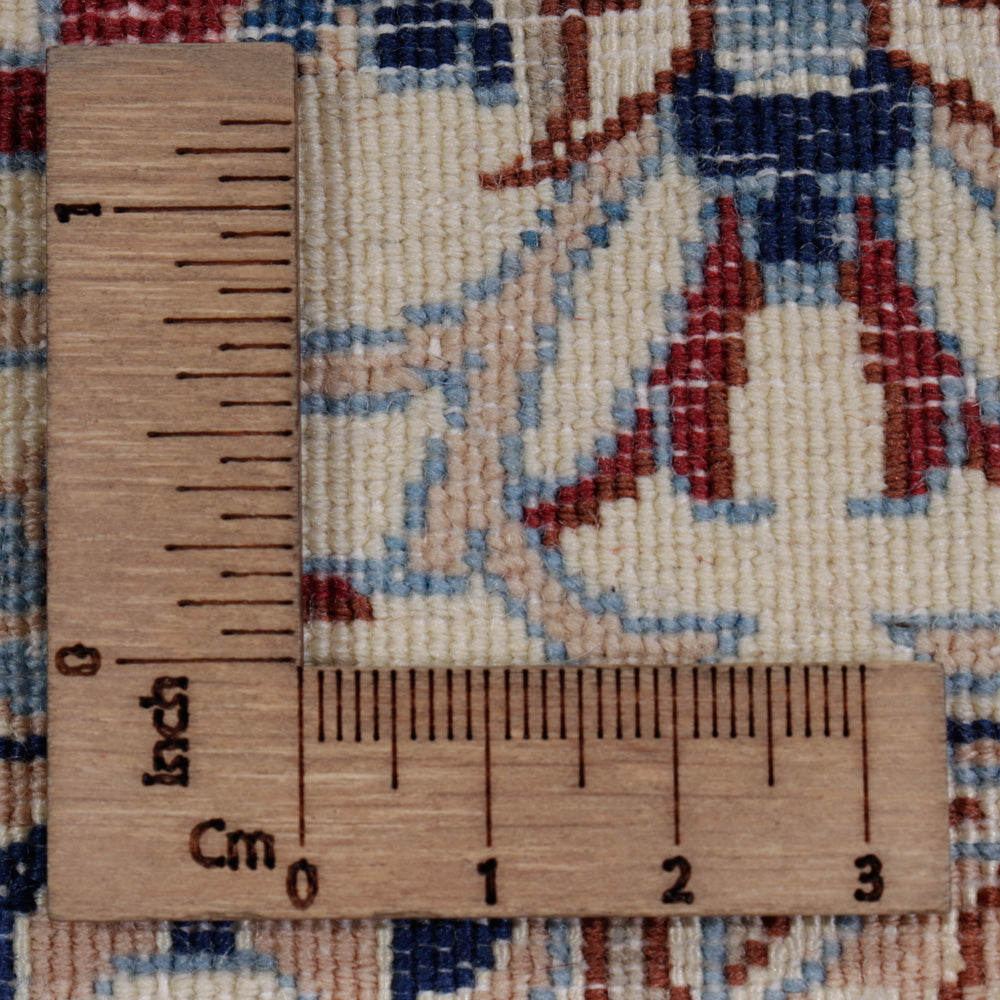 Persisk tæppe - Nain - Premium - 206 x 132 cm - mørkerød