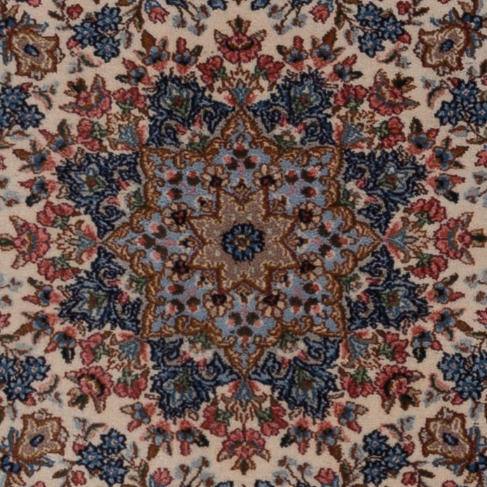 Persisk tæppe - Classic firkantet  - 176 x 176 cm - mørk beige