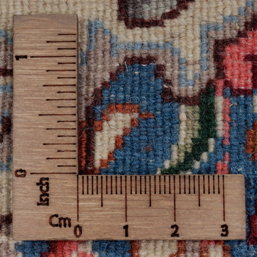 Persisk tæppe - Classic firkantet  - 176 x 176 cm - mørk beige