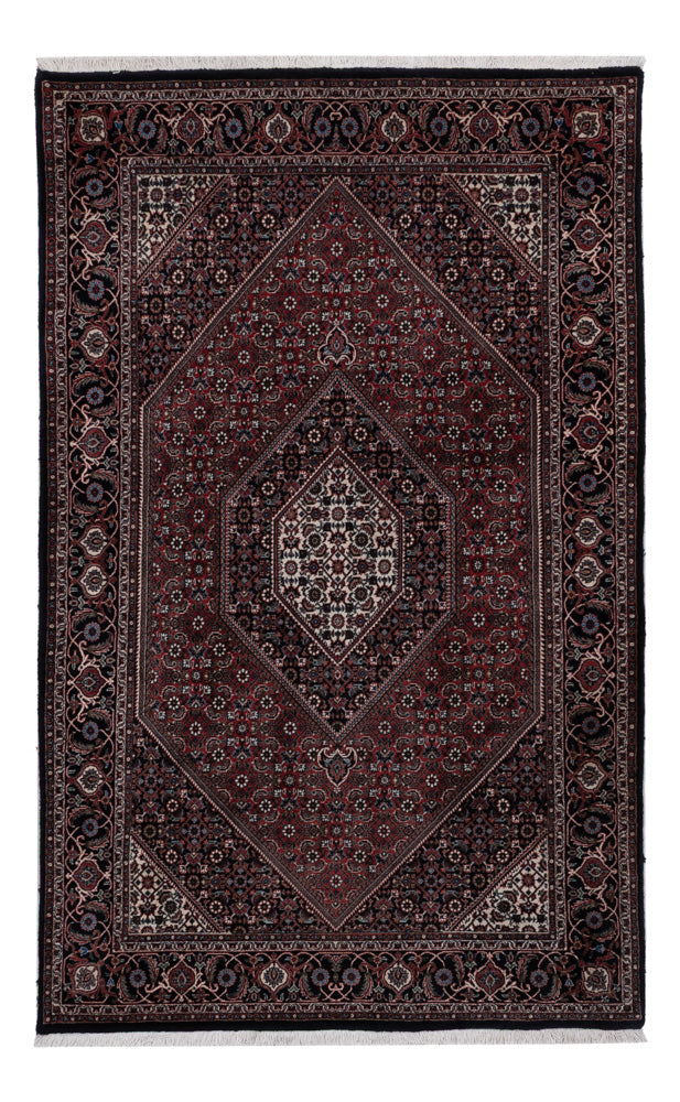 Persisk tæppe - Bijar - 200 x 130 cm - mørk beige