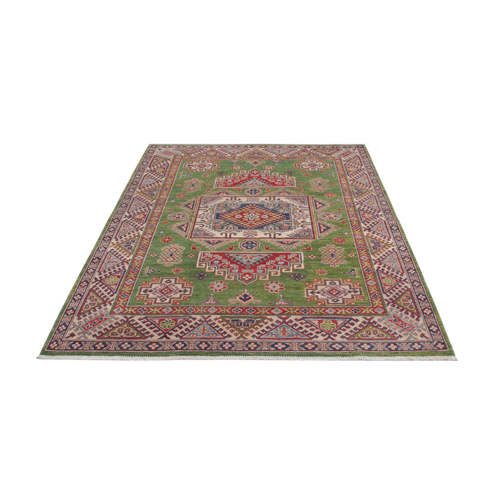 Ziegler Teppich - Kazak - 202 x 151 cm - grün