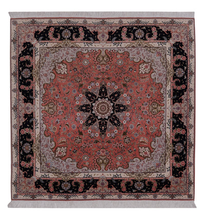 Tabriz - 50 Raj Tæppe 198x199cm - Persisk tæppe