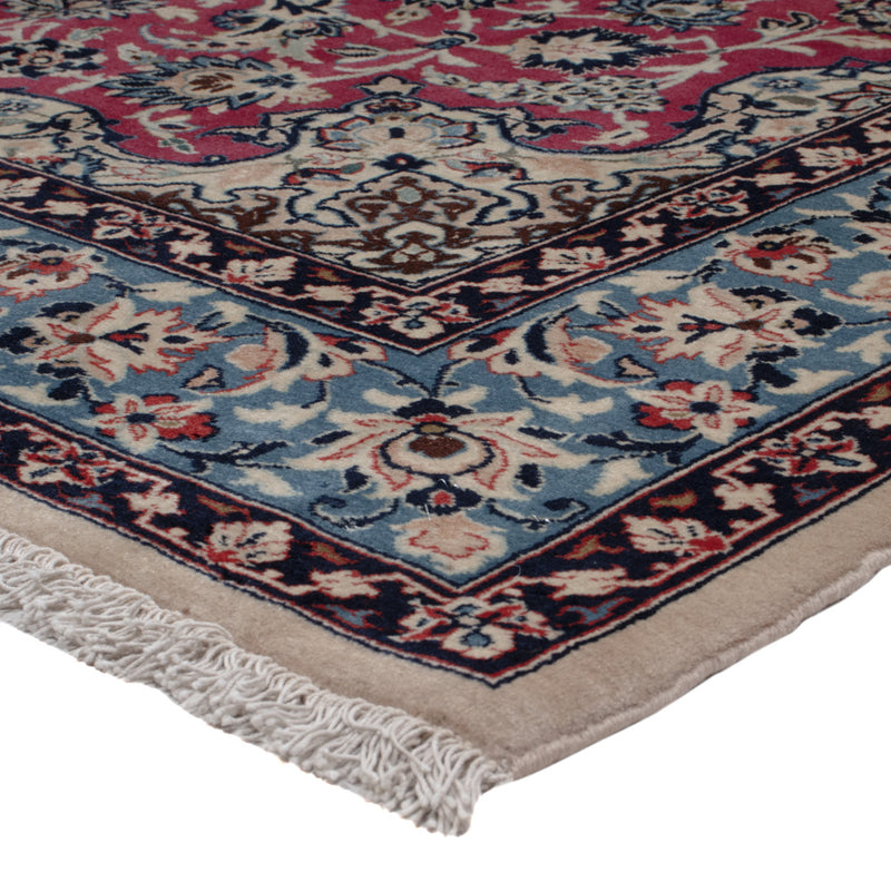 Persisk tæppe - Isfahan - Premium - 243 x 151 cm - mørk beige