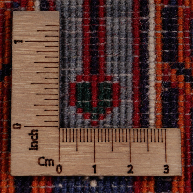 Persisk tæppe - Nomadisk - 248 x 160 cm - mørkerød