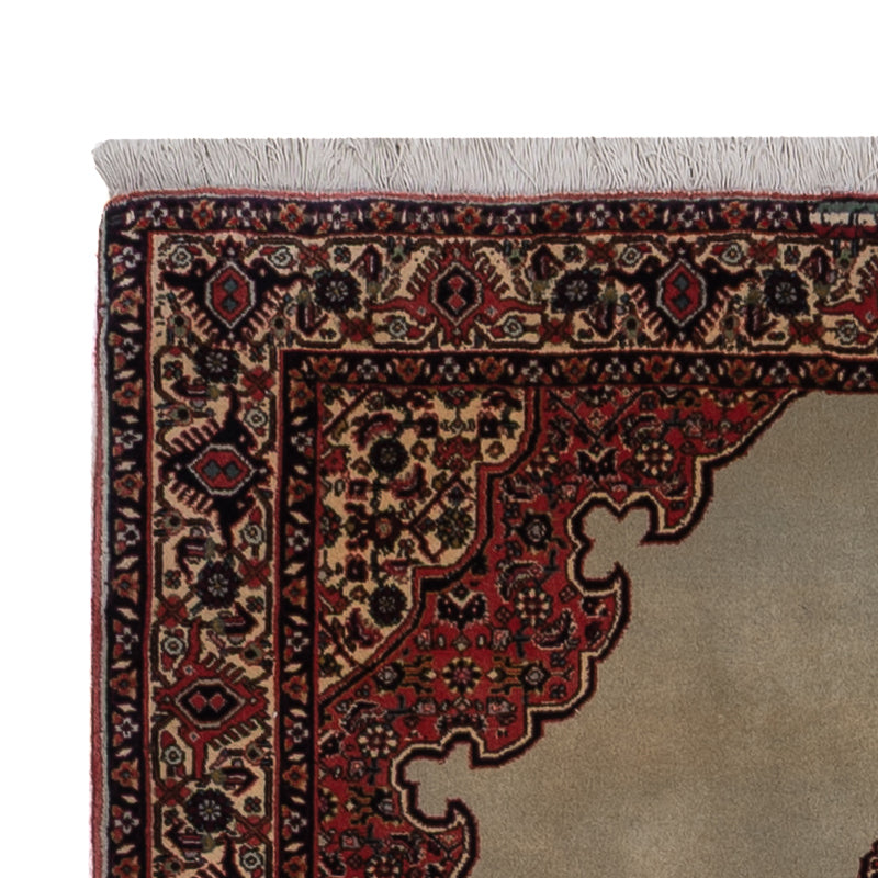 Persisk tæppe - Bijar - 174 x 112 cm - olivengrøn