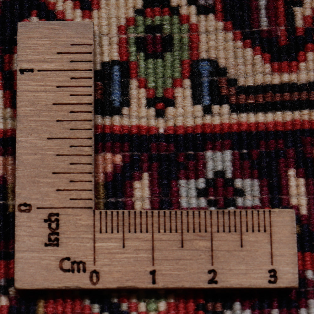 Persisk tæppe - Bijar - 174 x 112 cm - olivengrøn