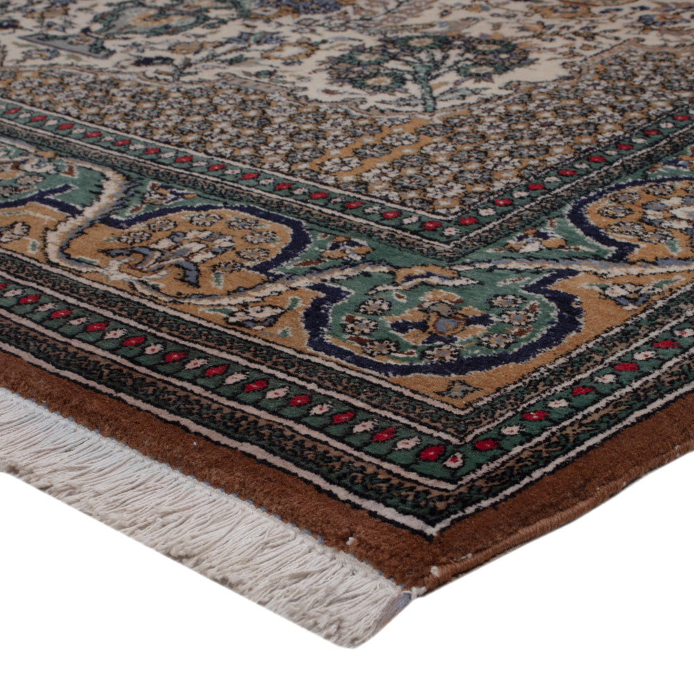 Perserteppich - Ghom - 226 x 135 cm - dunkelbeige