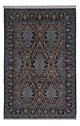 Persisk tæppe - Keshan - 208 x 134 cm - benzinblå