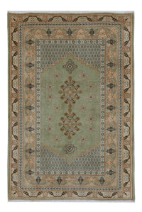 Persisk tæppe - Nomadisk - 227 x 145 cm - mørk beige