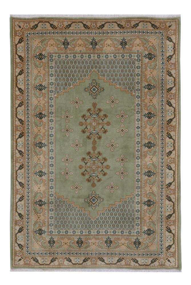 Persisk tæppe - Nomadisk - 227 x 145 cm - mørk beige