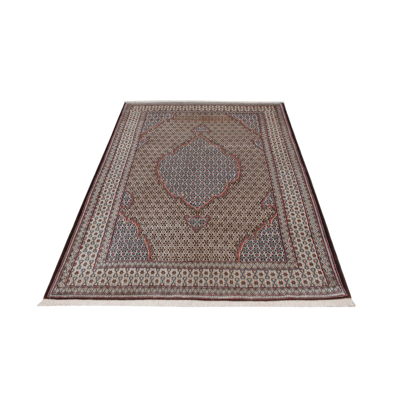 Persisk tæppe - Tabriz - Royal - 202 x 135 cm - mørk beige