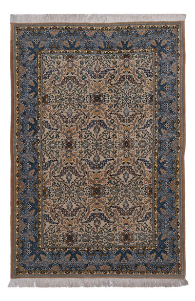 Qom Tæppe 140x209cm - Persisk tæppe