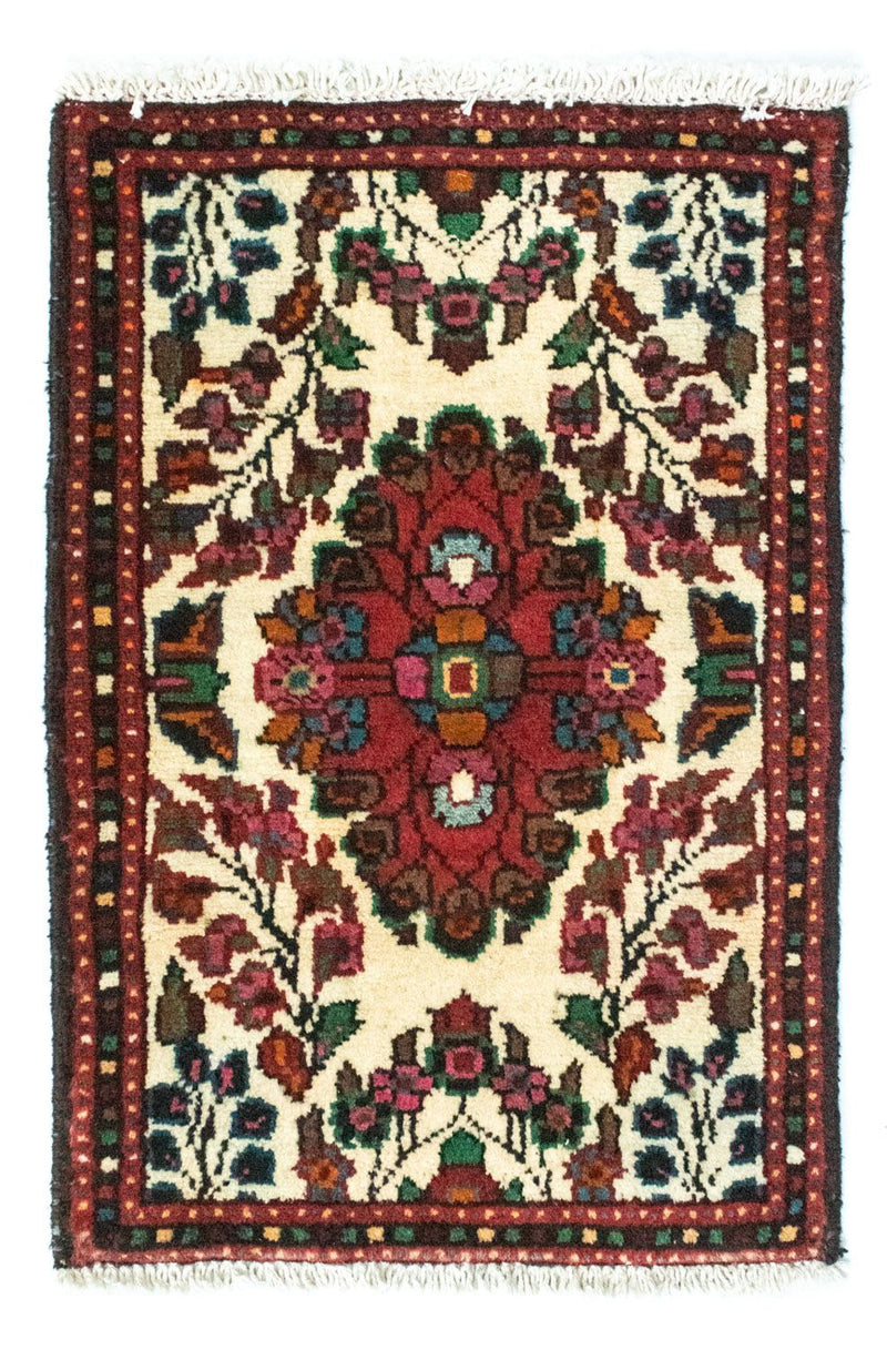 Persisk tæppe - Nomadisk - 65 x 45 cm - beige
