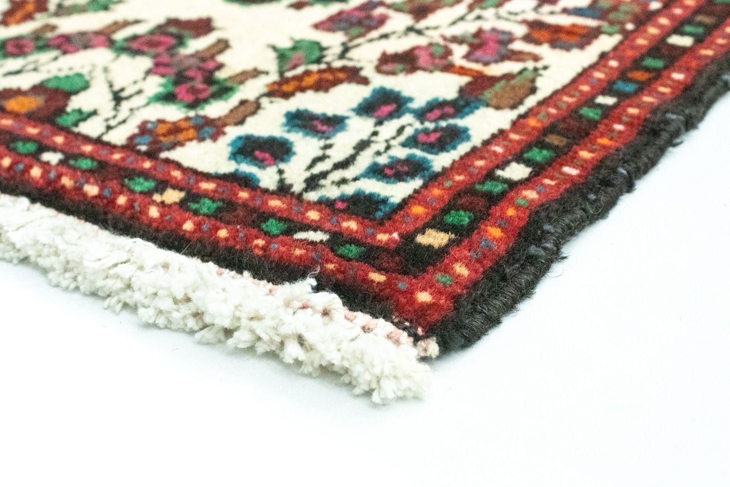 Persisk tæppe - Nomadisk - 65 x 45 cm - beige