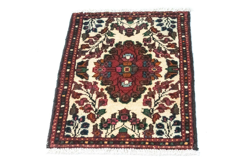 Persisk tæppe - Nomadisk - 65 x 45 cm - beige