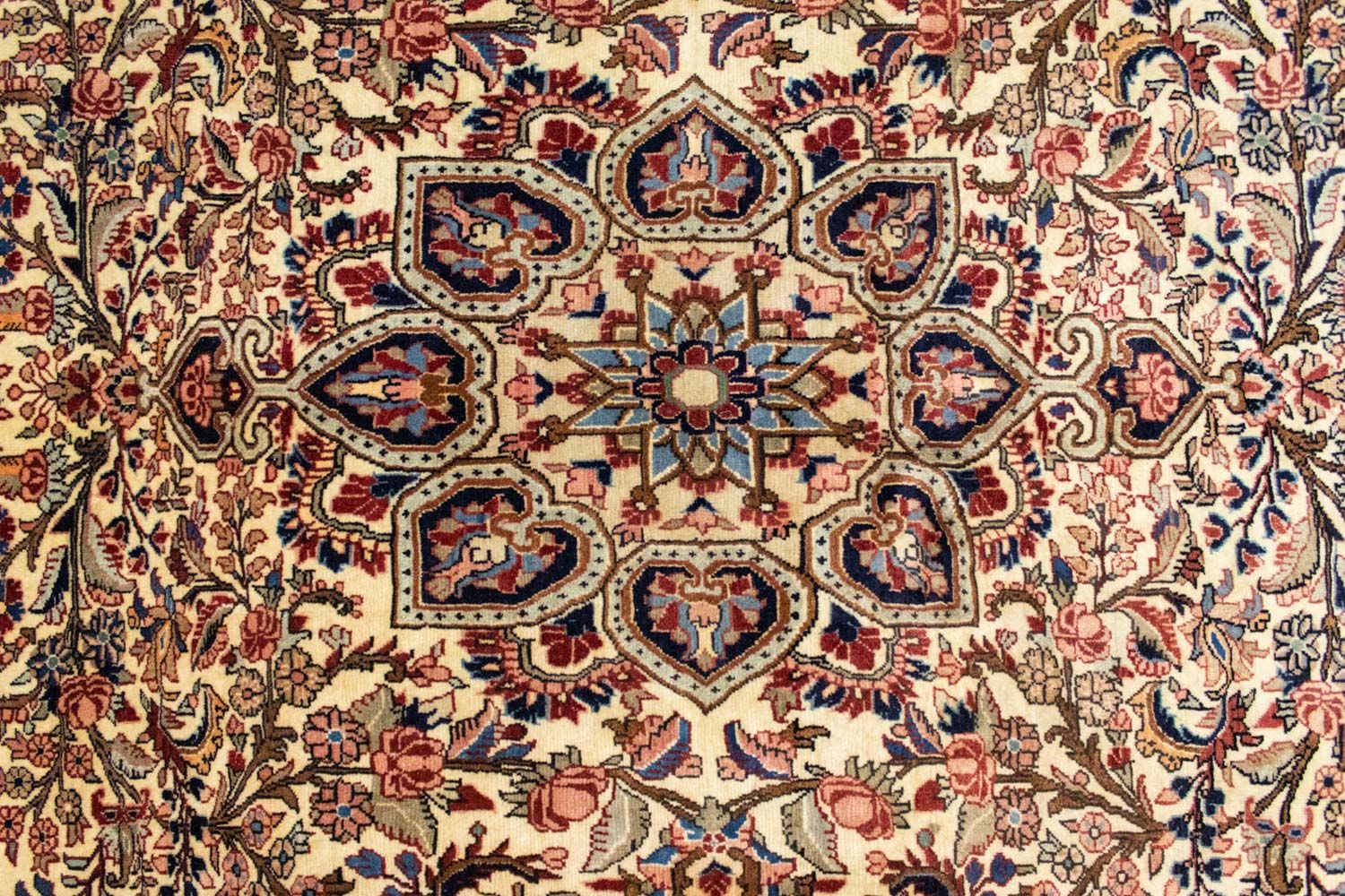 Persisk tæppe - Bijar - 197 x 140 cm - blå
