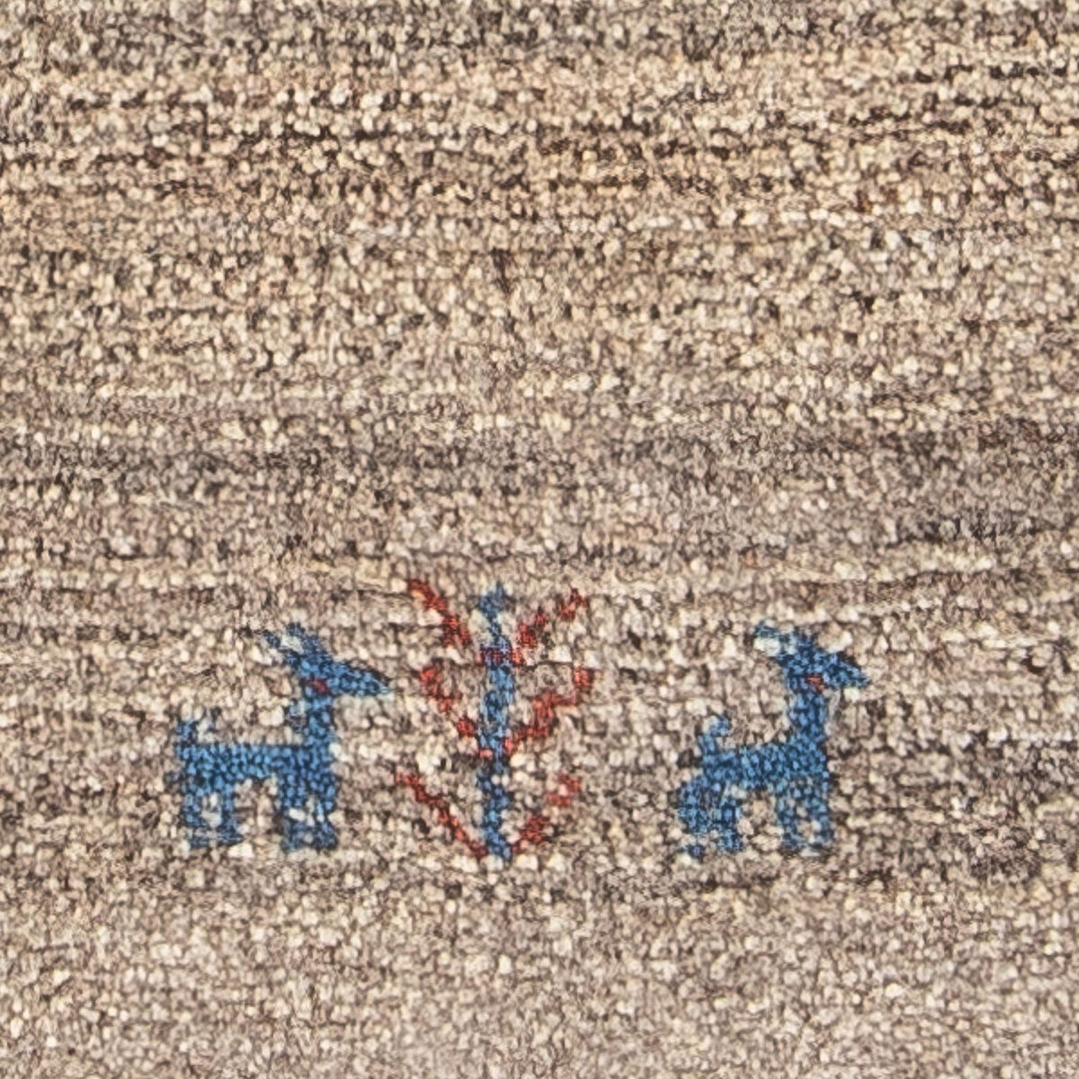 Gabbeh-tæppe - Persisk - 86 x 57 cm - natur