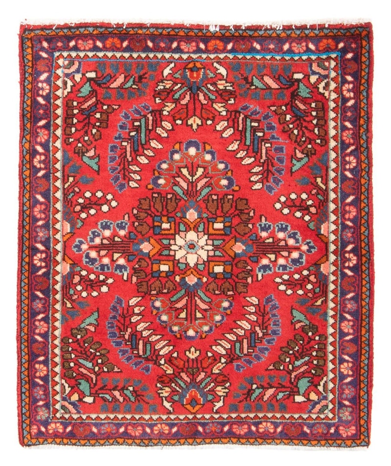 Persisk tæppe - Nomadisk - 81 x 63 cm - rød
