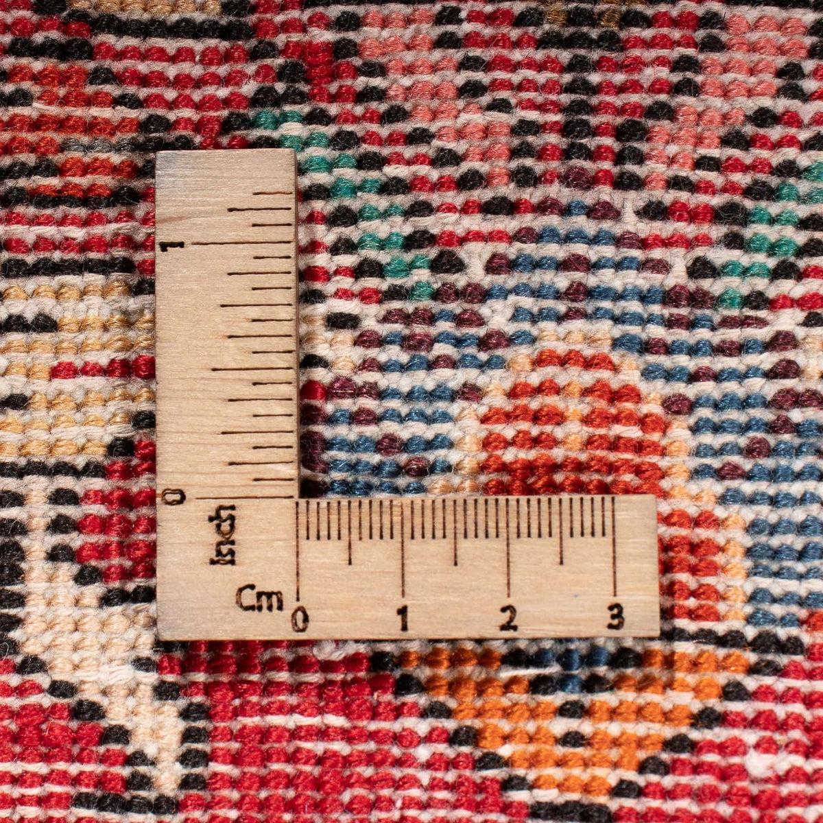 Persisk tæppe - Nomadisk - 81 x 63 cm - rød