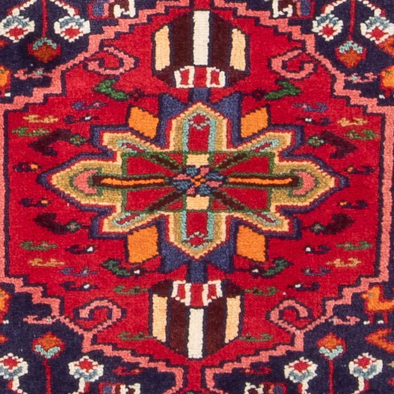 Persisk tæppe - Nomadisk - 88 x 62 cm - mørkeblå