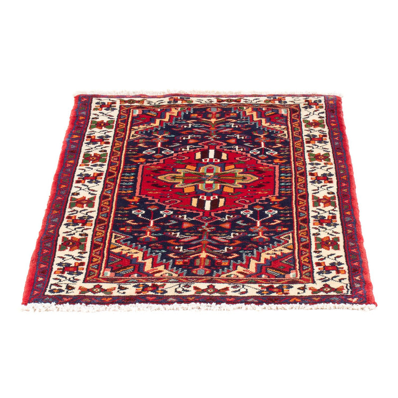 Persisk tæppe - Nomadisk - 88 x 62 cm - mørkeblå