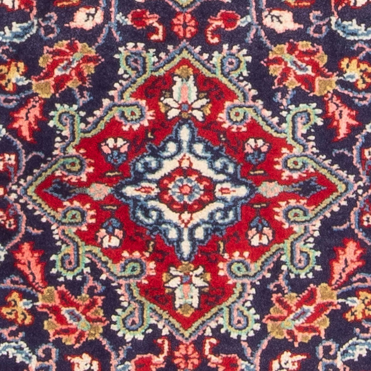 Persisk tæppe - Classic - 88 x 70 cm - mørkeblå