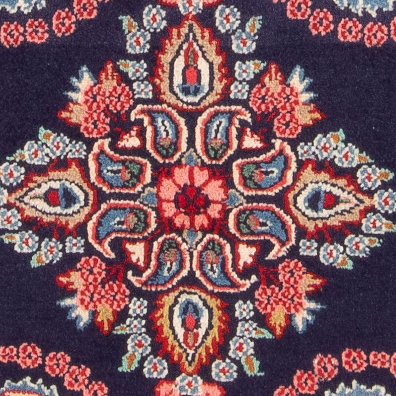Persisk tæppe - Classic - 96 x 66 cm - mørkeblå