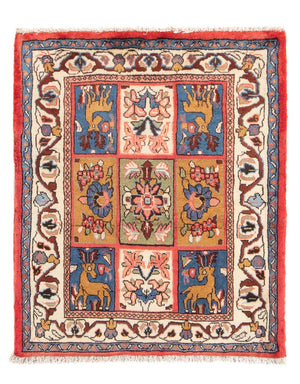 Persisk tæppe - Classic - 79 x 65 cm - flerfarvet