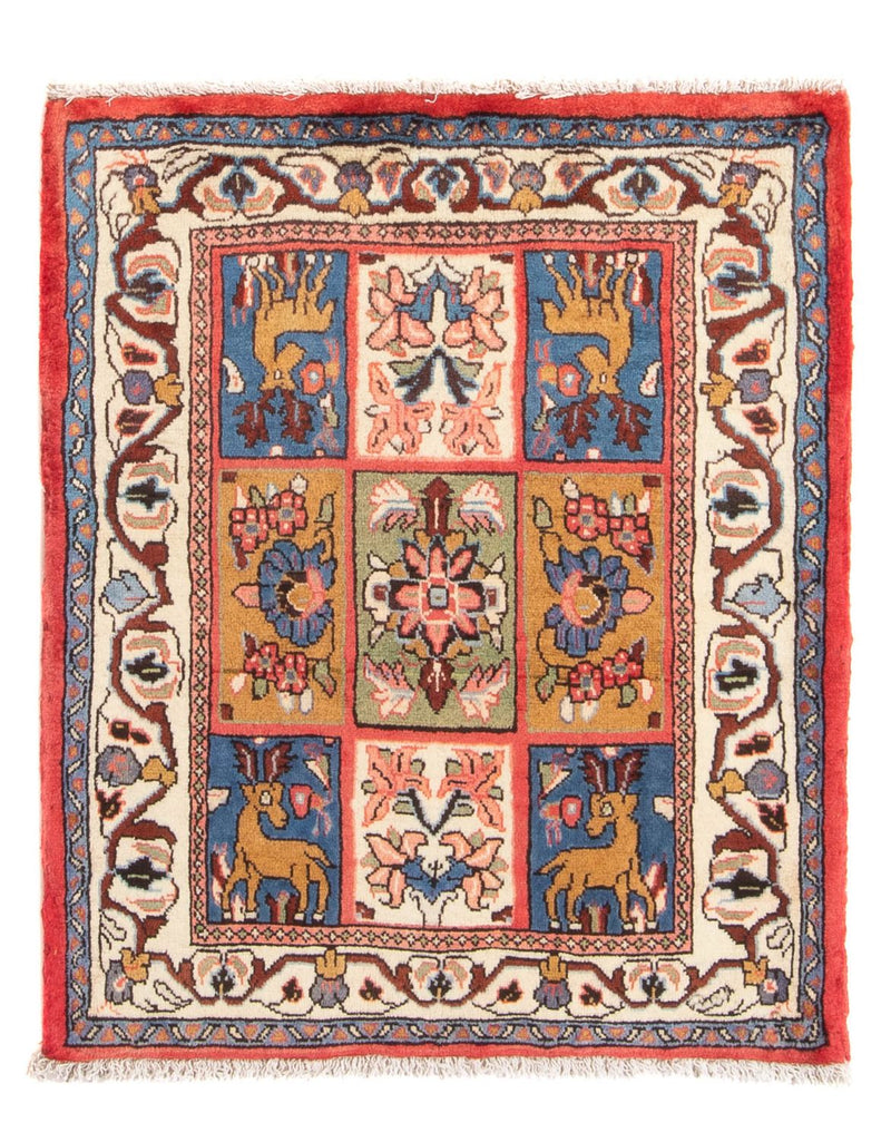 Persisk tæppe - Classic - 79 x 65 cm - flerfarvet