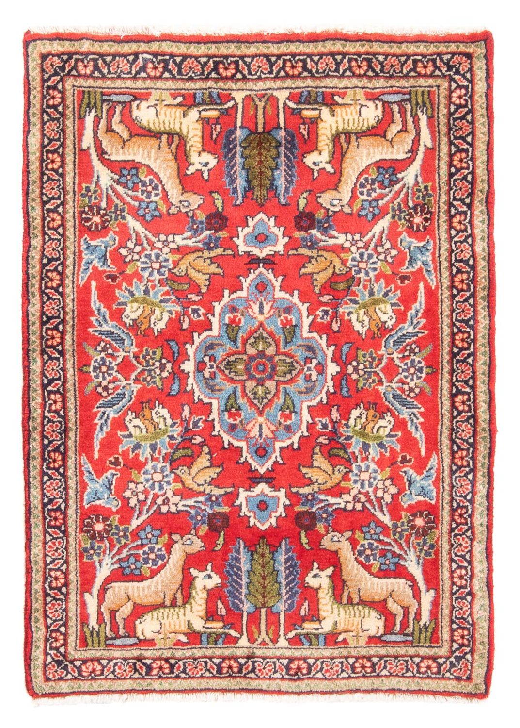 Persisk tæppe - Classic - 98 x 69 cm - rød
