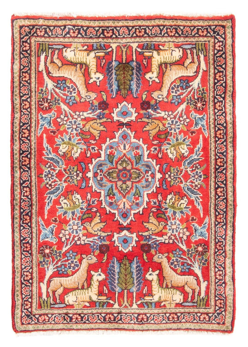 Persisk tæppe - Classic - 98 x 69 cm - rød