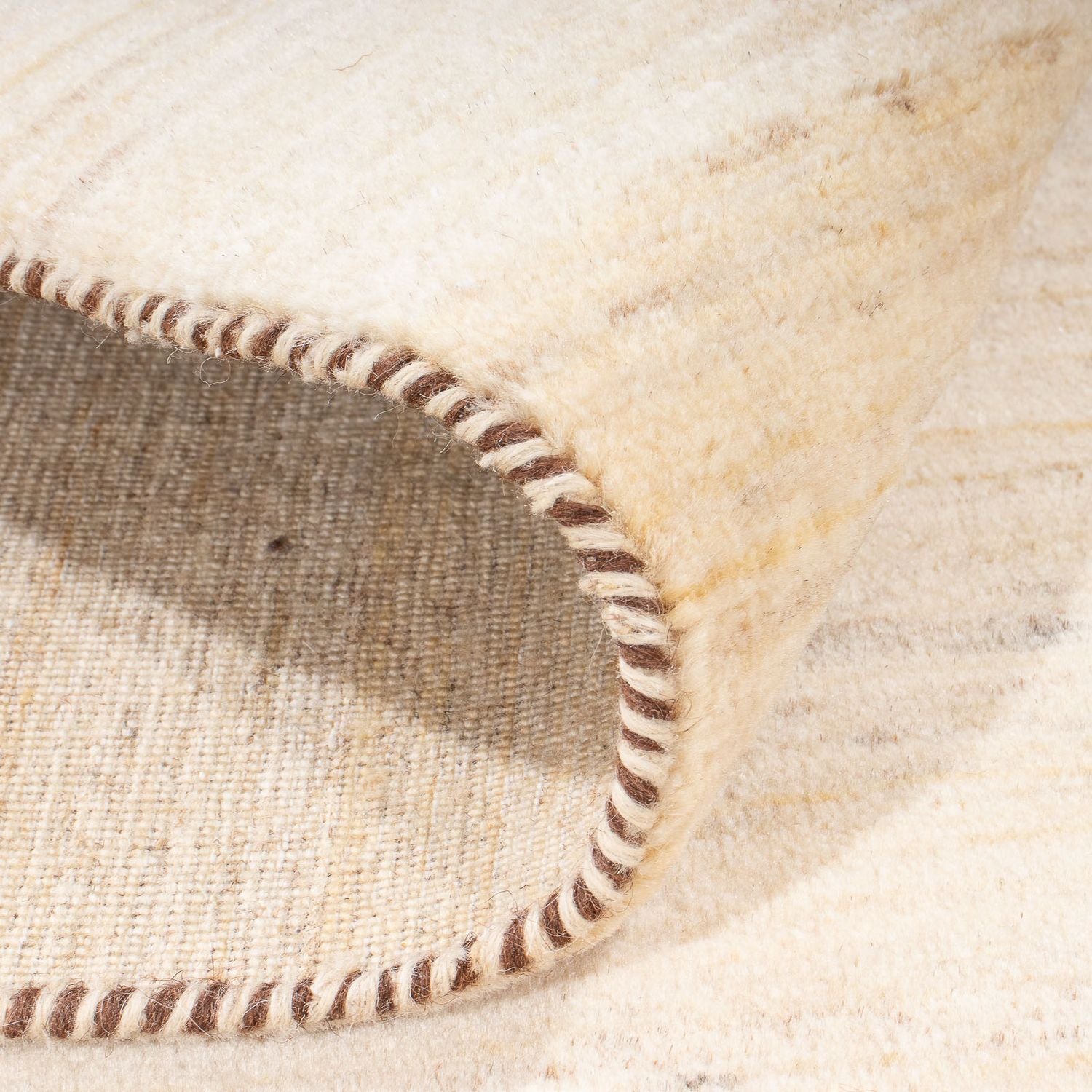 Gabbeh Tæppe - Loribaft Persisk - 159 x 100 cm - beige