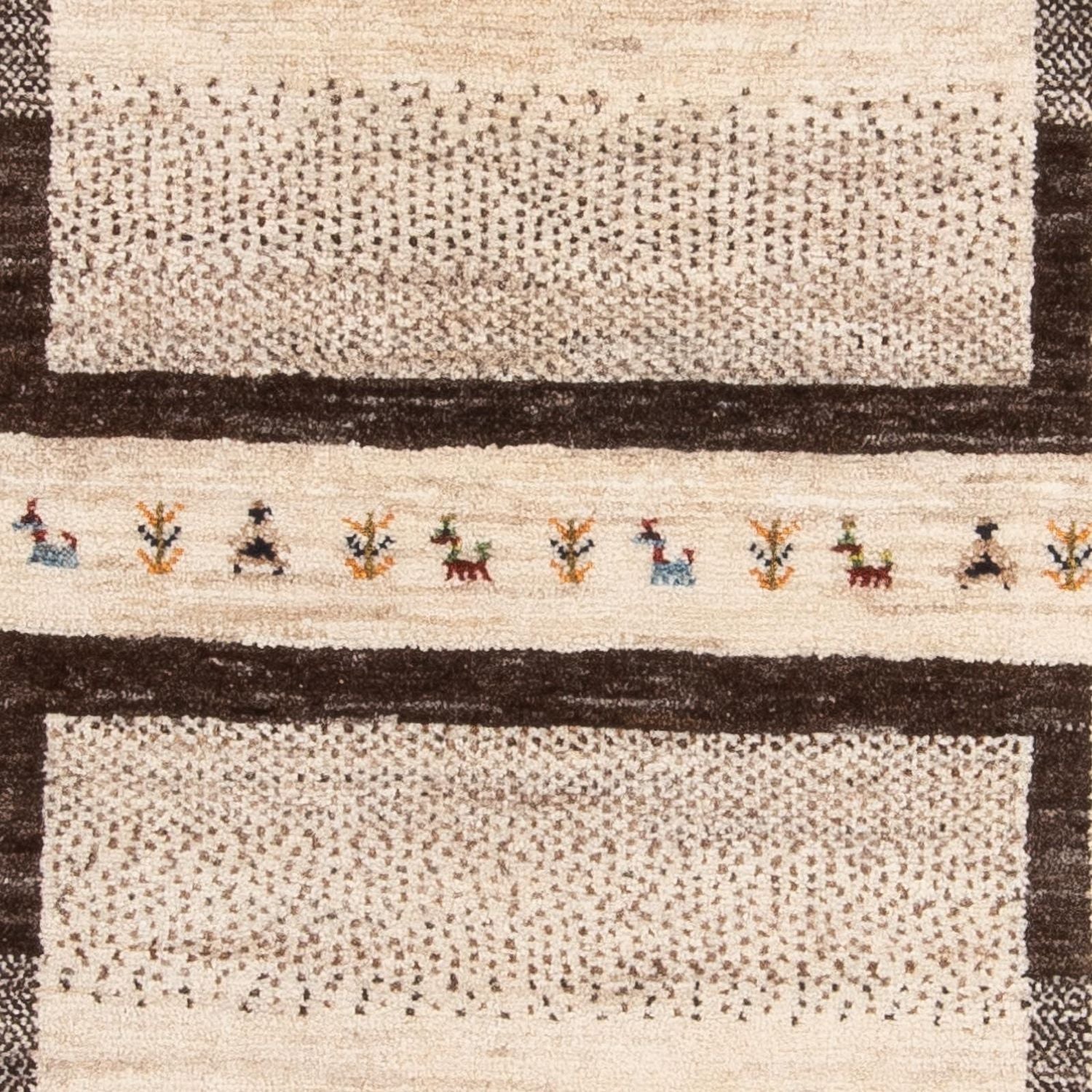 Gabbeh Tæppe - Loribaft Persisk - 157 x 98 cm - natur