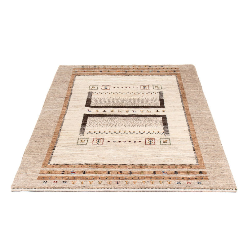 Gabbeh Tæppe - Loribaft Persisk - 157 x 98 cm - natur