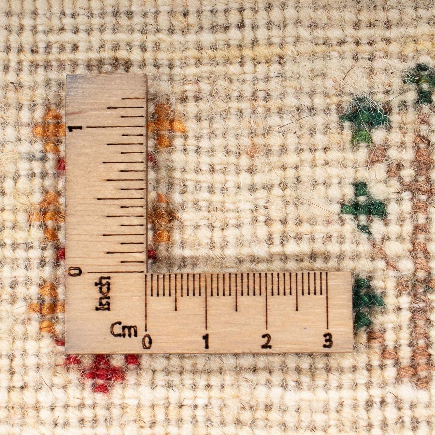 Gabbeh Tæppe - Loribaft Persisk - 158 x 110 cm - natur