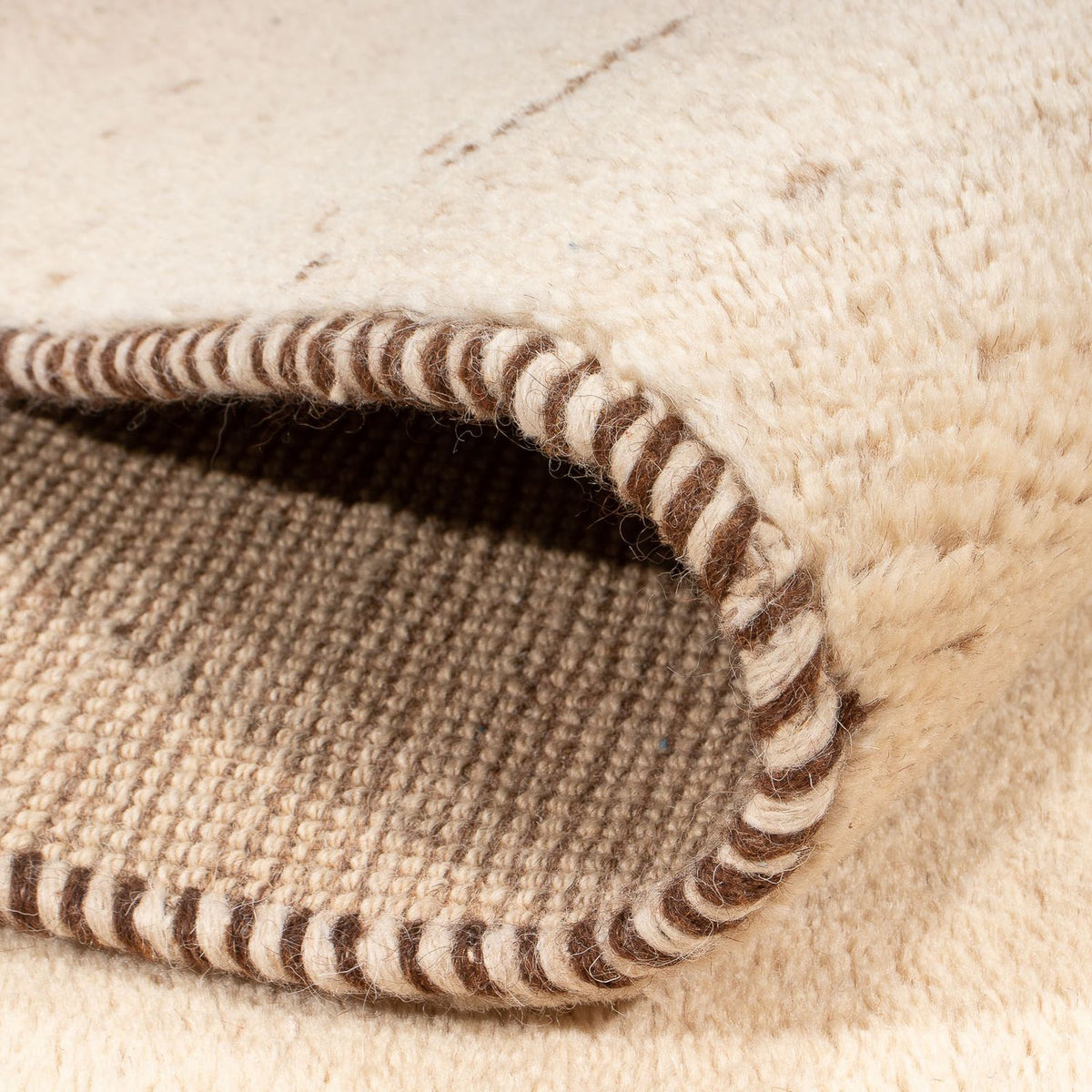 Gabbeh-tæppe - Persisk - 195 x 150 cm - beige