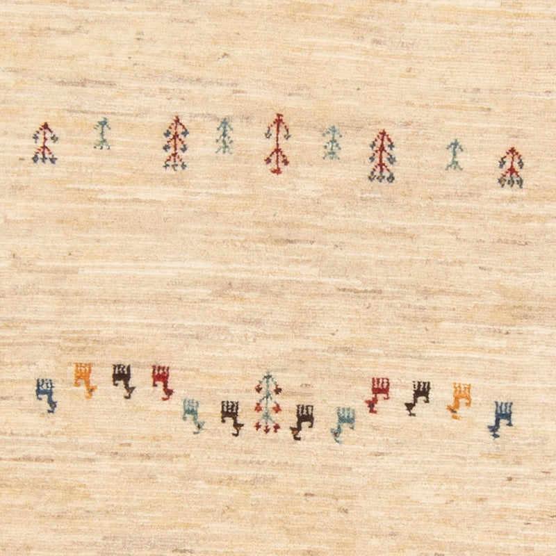 Gabbeh Tæppe - Loribaft Persisk - 194 x 151 cm - flerfarvet