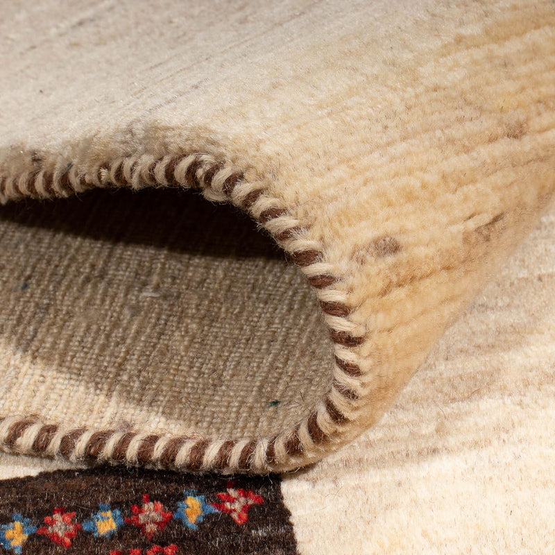 Gabbeh Tæppe - Loribaft Persisk - 194 x 151 cm - flerfarvet