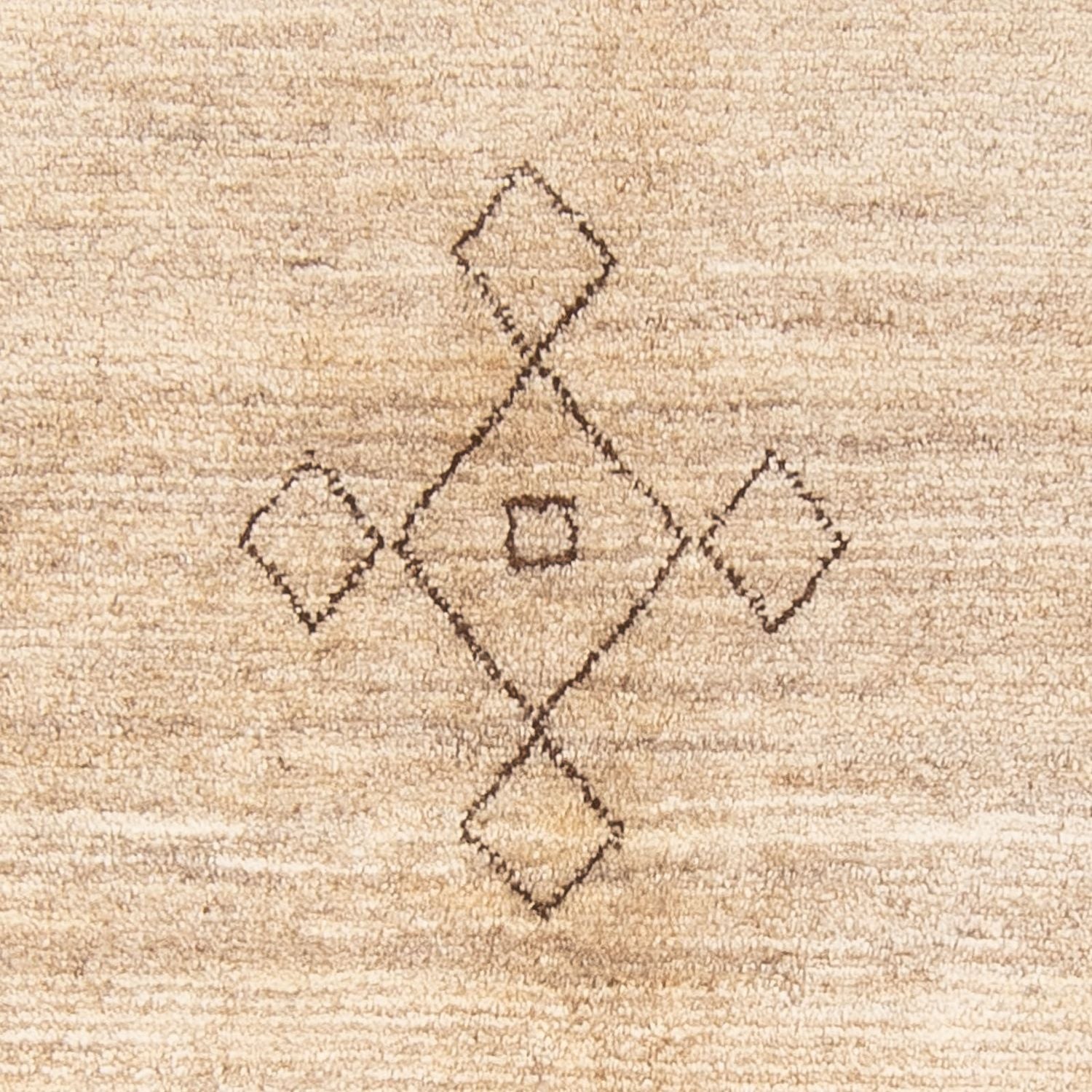 Berber tæppe - 205 x 158 cm - beige