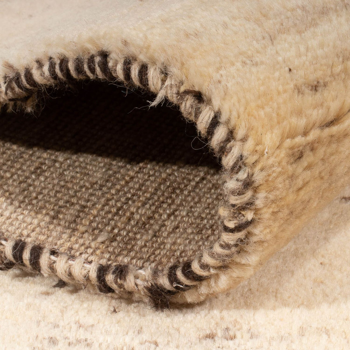 Gabbeh-tæppe - Persisk - 246 x 180 cm - beige