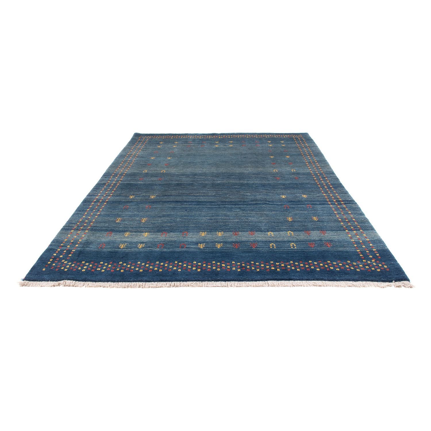 Gabbeh-tæppe - Persisk - 295 x 210 cm - blå