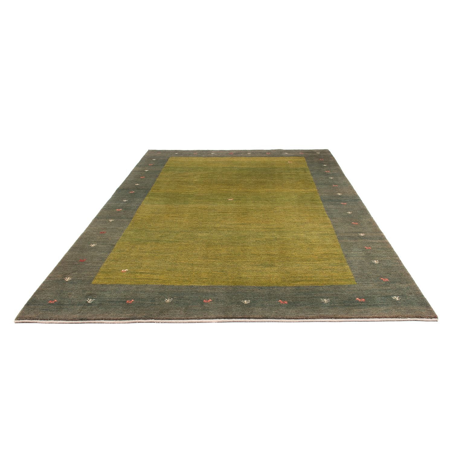 Gabbeh-tæppe - Persisk - 302 x 200 cm - grøn