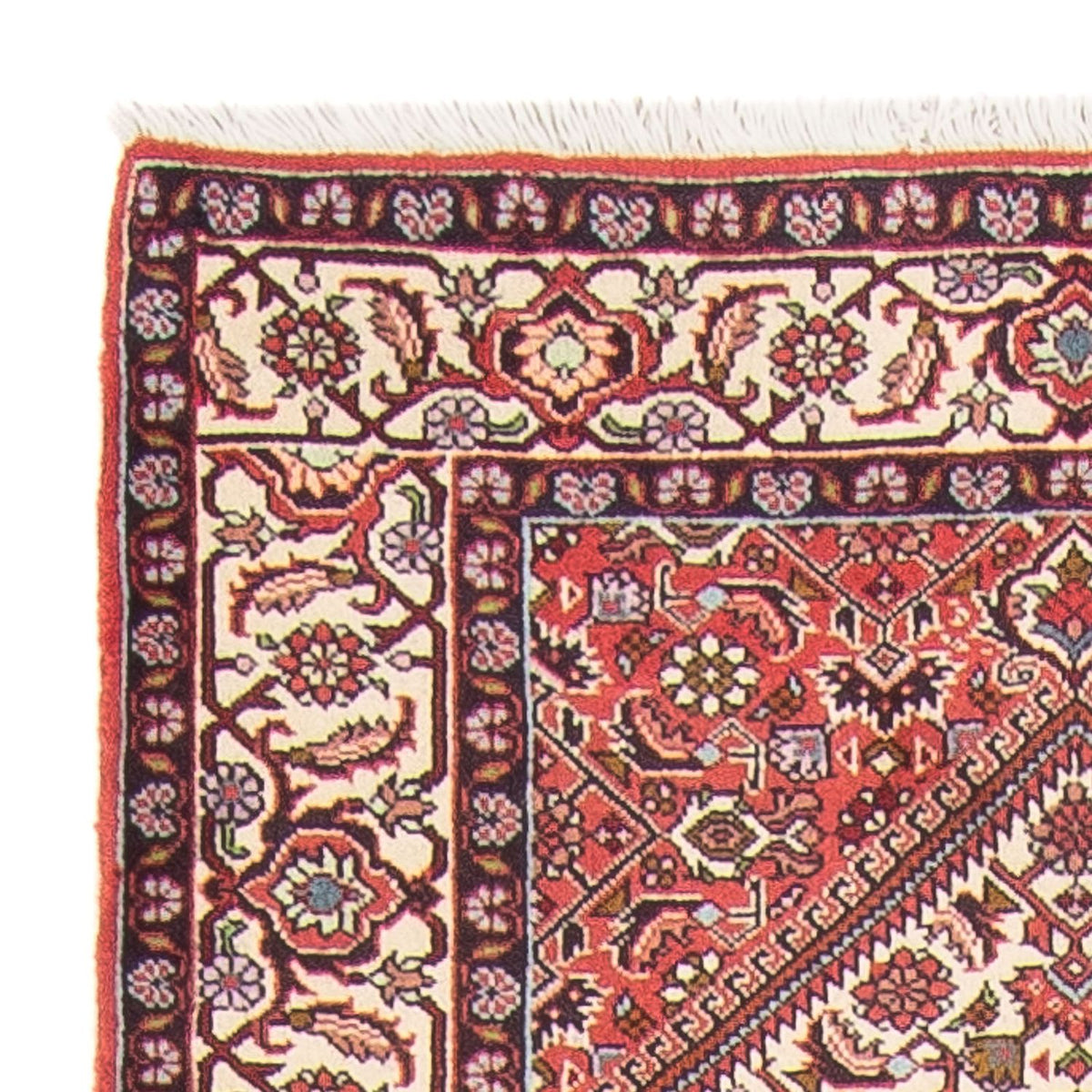 Løber Persisk tæppe - Bijar - Royal - 270 x 82 cm - rød