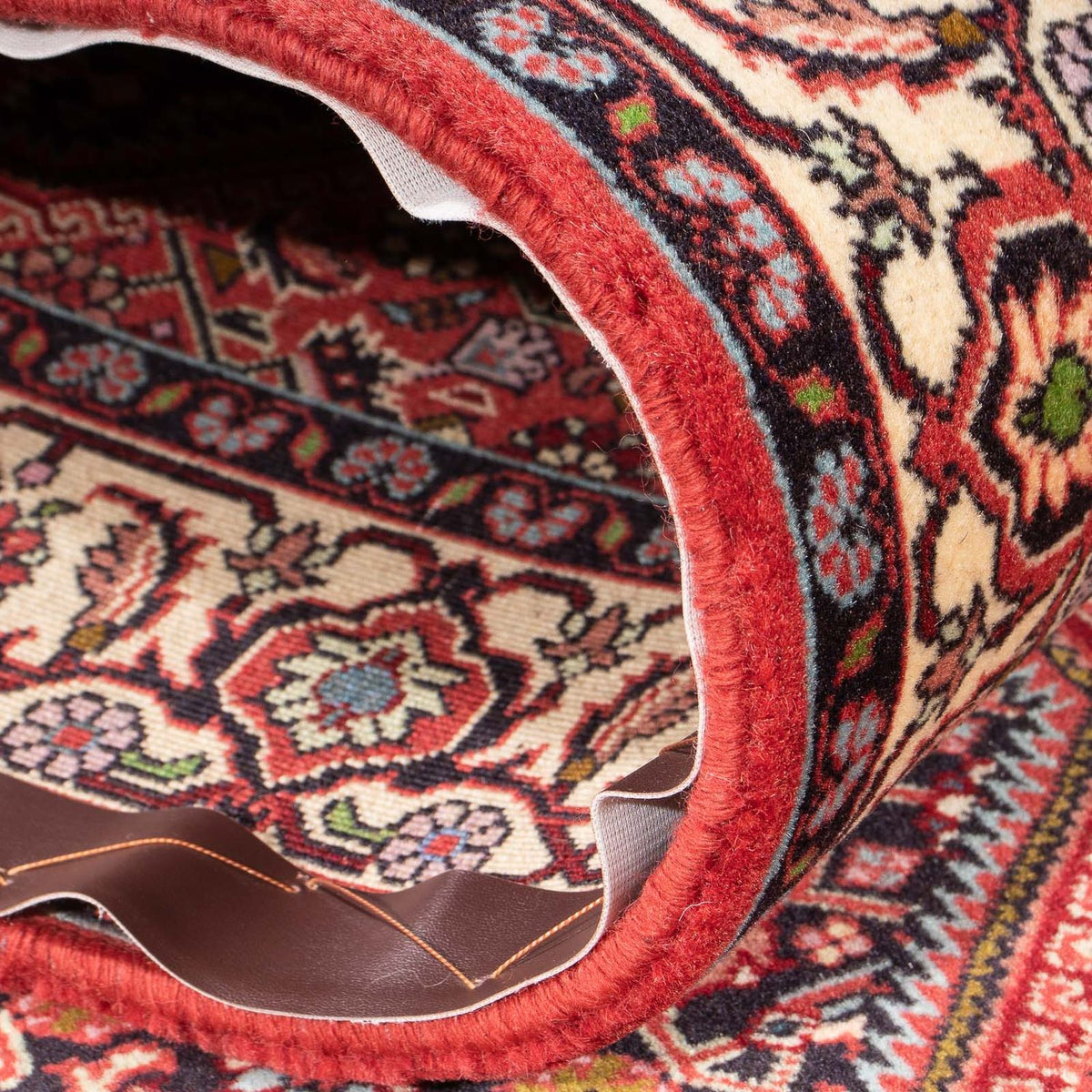 Løber Persisk tæppe - Bijar - Royal - 270 x 82 cm - rød