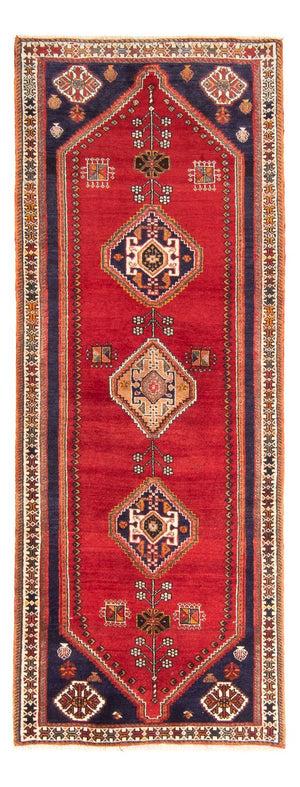 Løber Gabbeh-tæppe - Kashkuli Persisk - 234 x 82 cm - rød