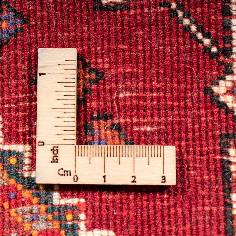 Løber Gabbeh-tæppe - Kashkuli Persisk - 234 x 82 cm - rød