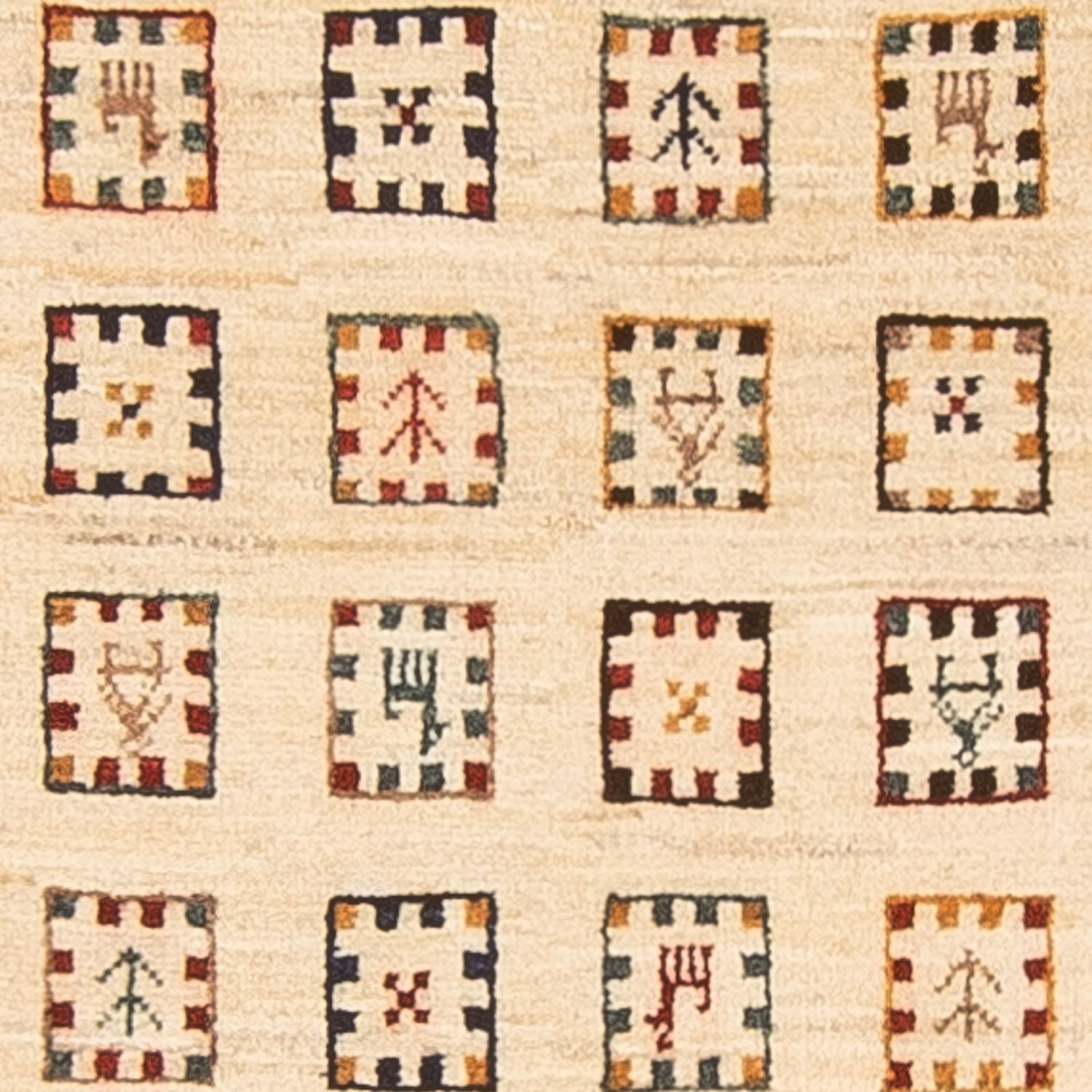 Løber Gabbeh Tæppe - Loribaft Persisk - 193 x 82 cm - flerfarvet